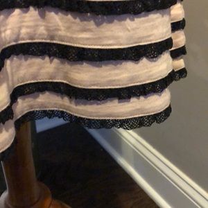 H&M Tops - Pink w Black lace detail tunic H&M Tops - Pink w Black lace detail tunic